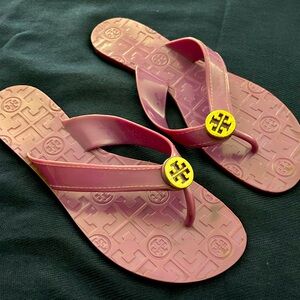 Tory Burch purple jelly sandals